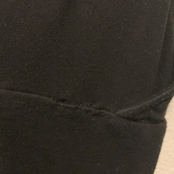 diane von furstenbers black repaired dress size 4 - Picture 6 of 9